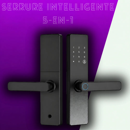 Serrure Intelligente Connectée 5-en-1 de luxe