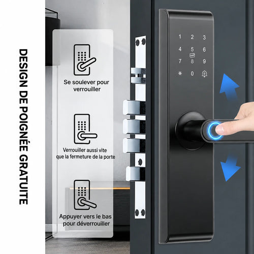 Serrure Intelligente Connectée 5-en-1 de luxe