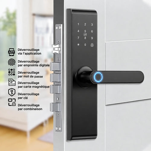 Serrure Intelligente Connectée 5-en-1 de luxe