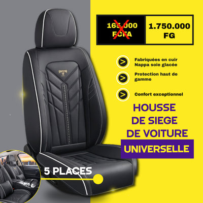 Fb- V2 - conakry - Housses de Siège Universelles 5 Places en Cuir