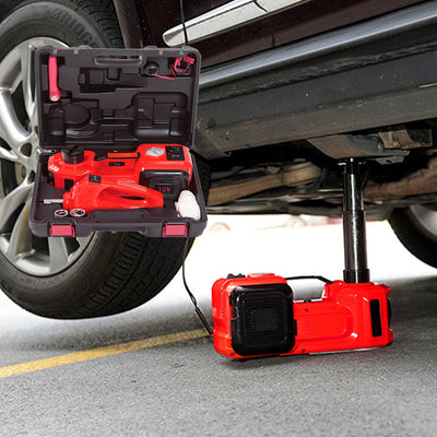 Live Cric- Kit d'urgence essentiels pour la réparation automobile🛠️ - Cric hydraulique électrique 12V pour voitures